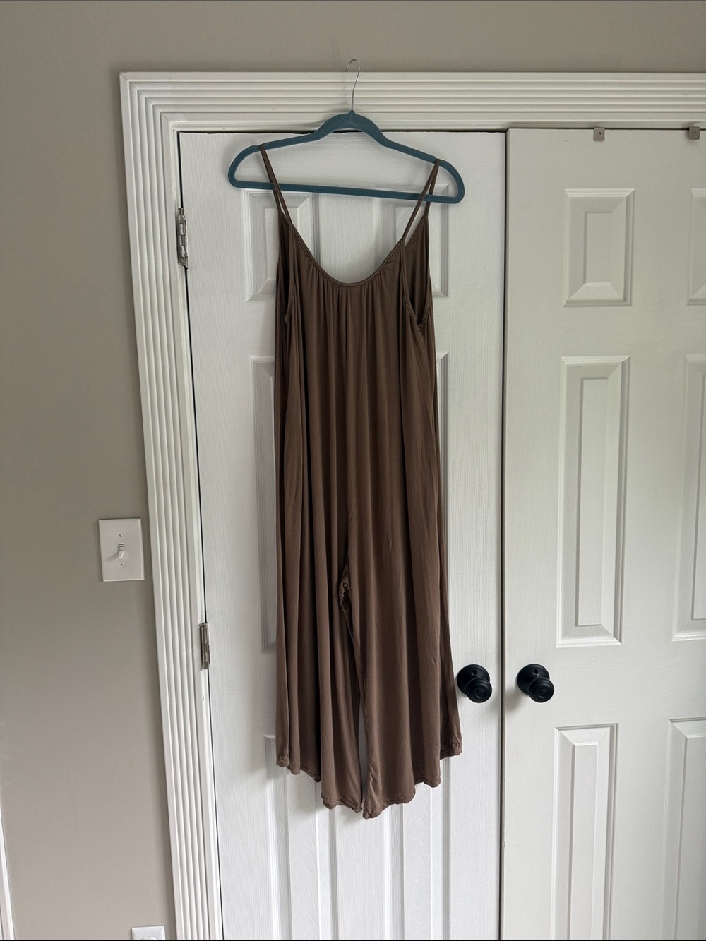 Jolie Brown Wide-Leg Jumpsuit